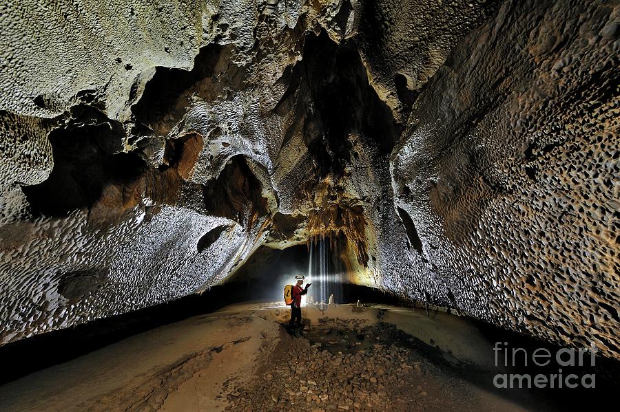 Cave Walls Photograph by Robbie Shone/science Photo Library