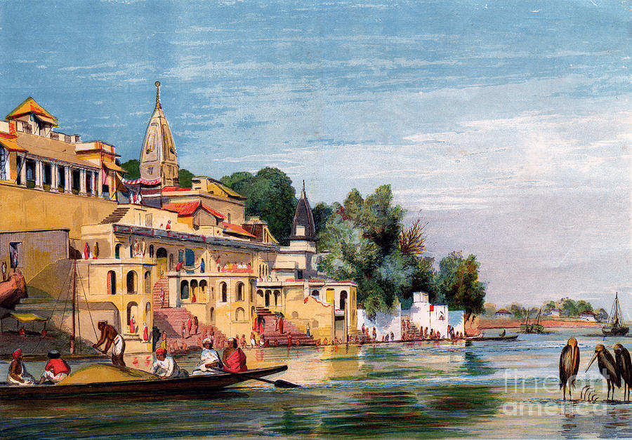 Cawnpore On The Ganges, India Drawing by Print Collector