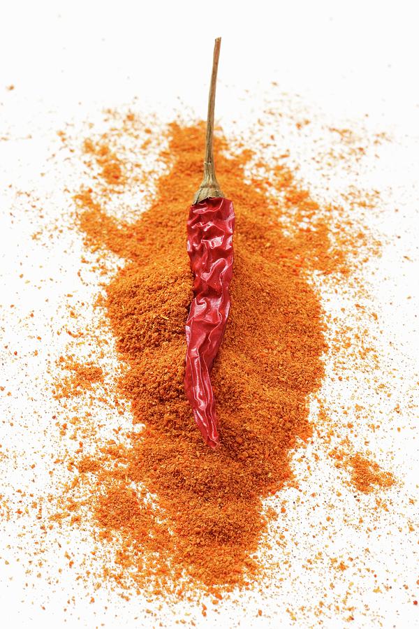 Cayenne Pepper And Dried Chilli Peppers Photograph by Petr Gross