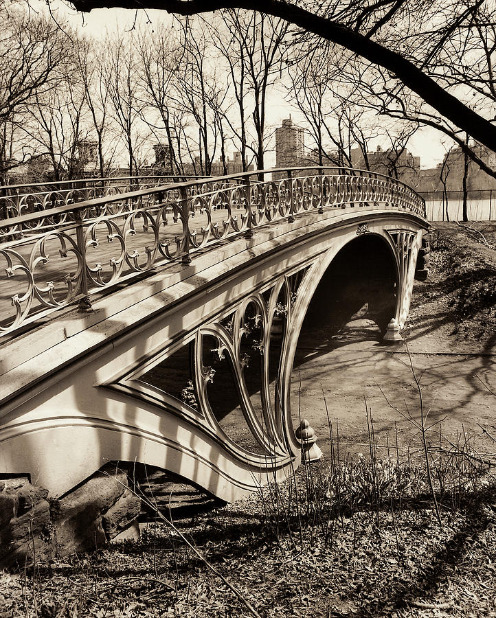Bridge In Central Park Photograph - Cb005 by Chris Bliss