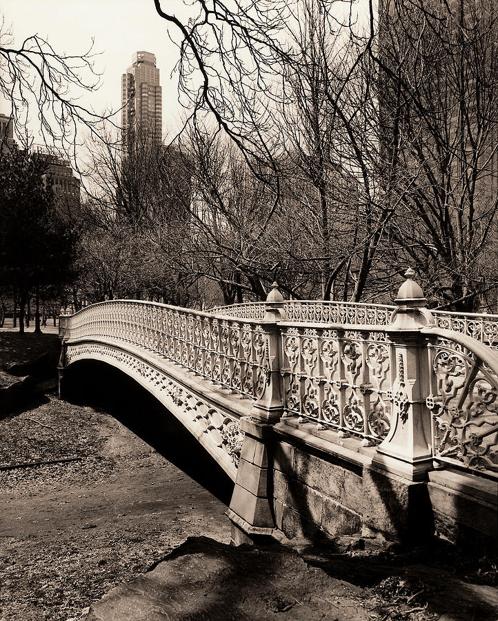 Bridge In Central Park Photograph - Cb011 by Chris Bliss