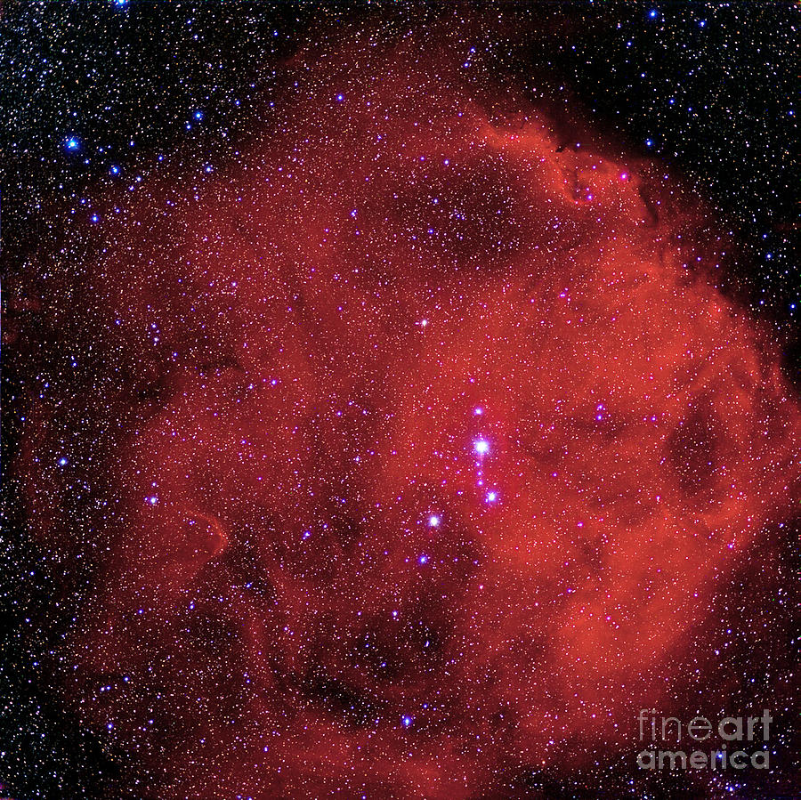 Ccd Optical Image Of Nebula Around Lambda Orionis Photograph by Mount