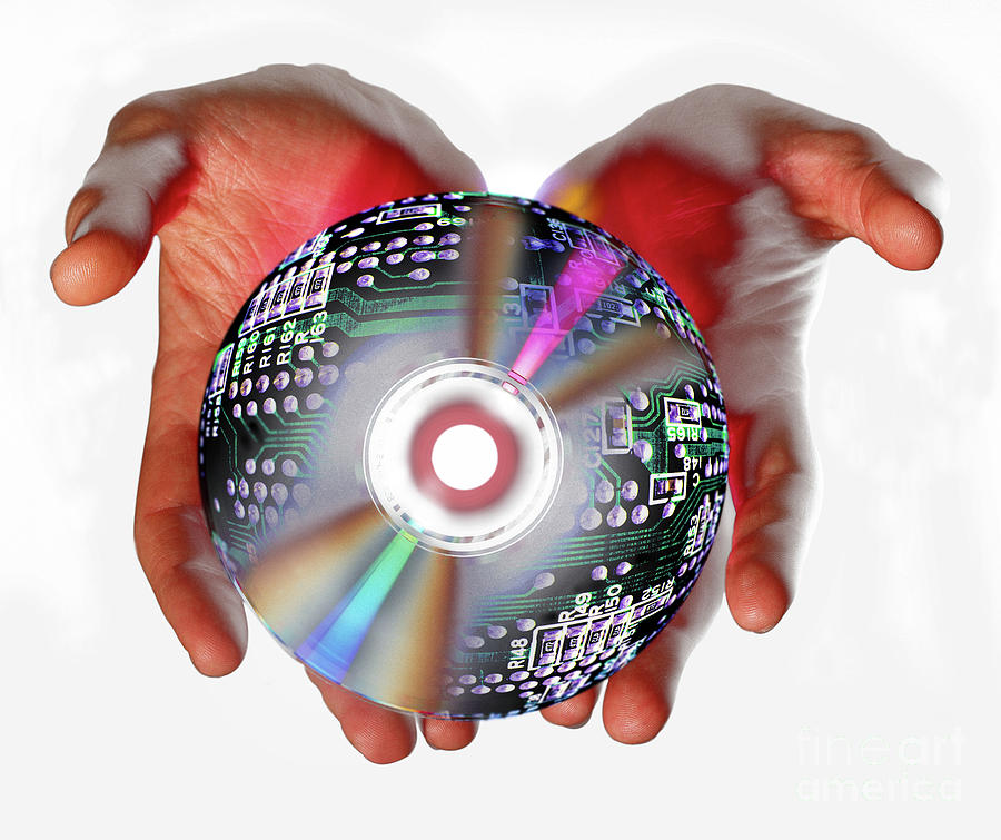 Cd-rom Photograph by Oscar Burriel/science Photo Library