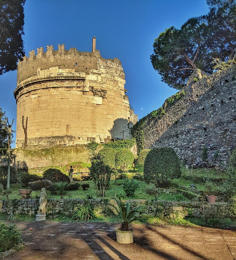 Cecilia S Resting Place Mausoleo Di Cecilia Metella Via Appia Antica Roma Photograph By David R Perry