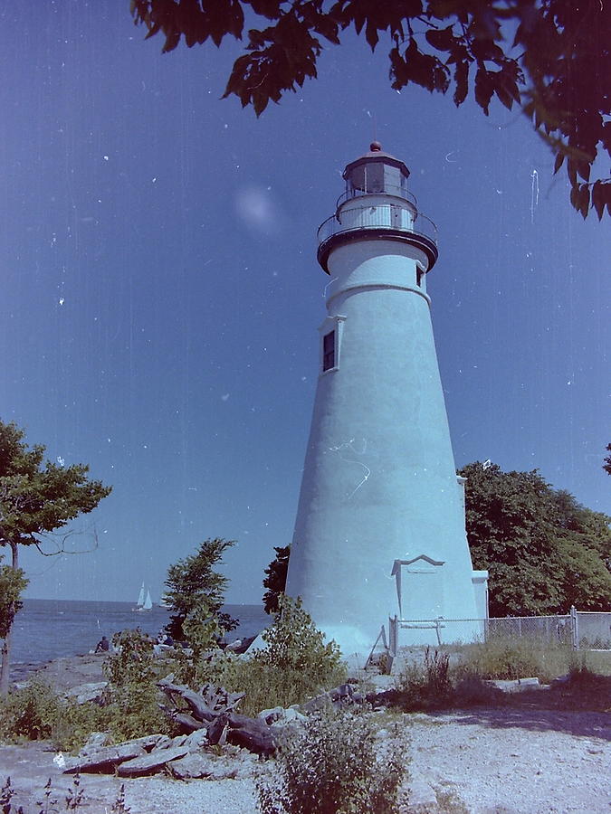 Cedar Point Light House Photograph by William Shaw - Fine Art America