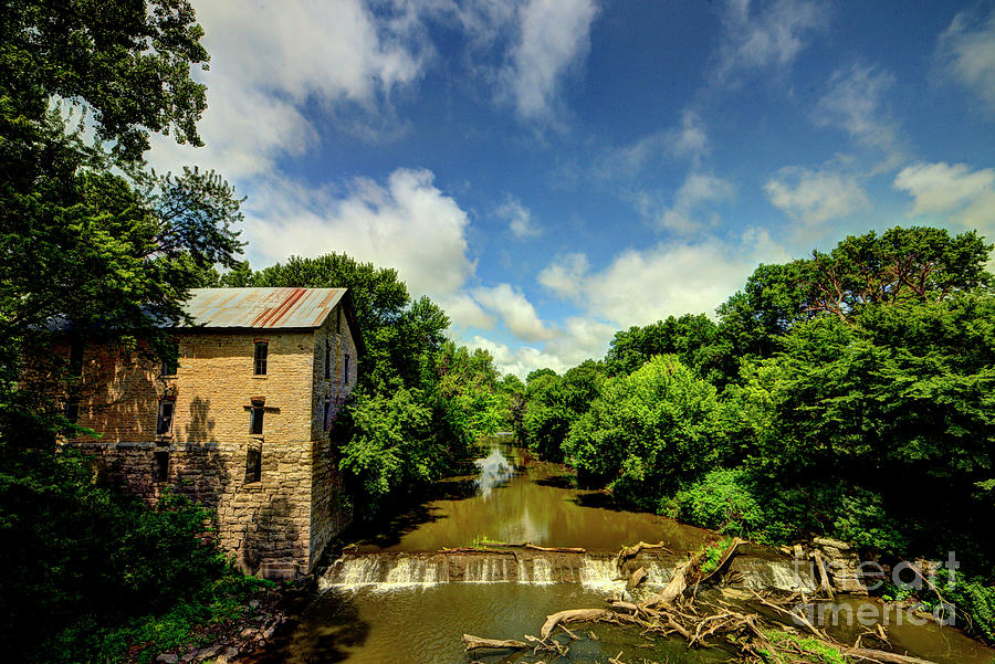 Cedar Point Mill Along the Cottonwood River Photograph by Jean Hutchison