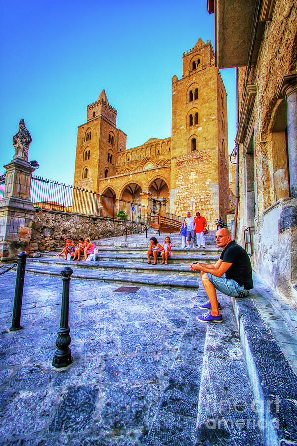 Super 8 Photograph - Cefalu Cathedral - Sicily Italy by Stefano Senise