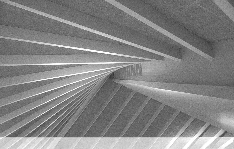 Architecture Photograph - Ceiling Construction by Inge Schuster