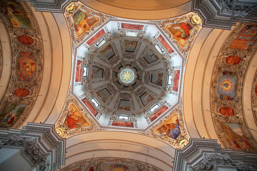 Ceiling Of Cathedral Photograph by Grant Faint