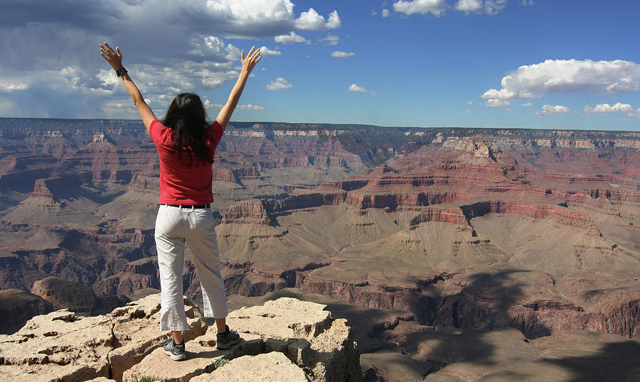 Celebrating At Grand Canyon Photograph