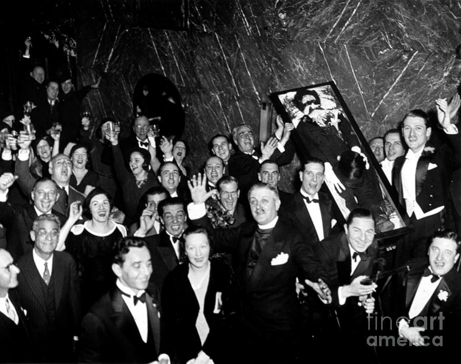 Celebrating End Of Prohibition In Chicago In 1933 Painting By American ...