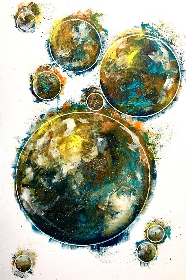 Celestials - Interstellar I Painting by Joel Tesch