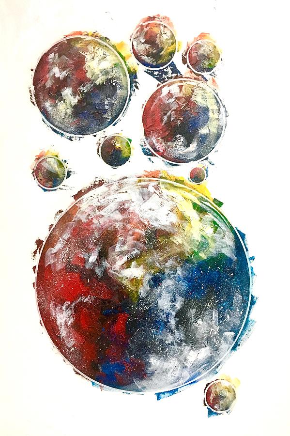 Celestials - Interstellar IV Painting by Joel Tesch