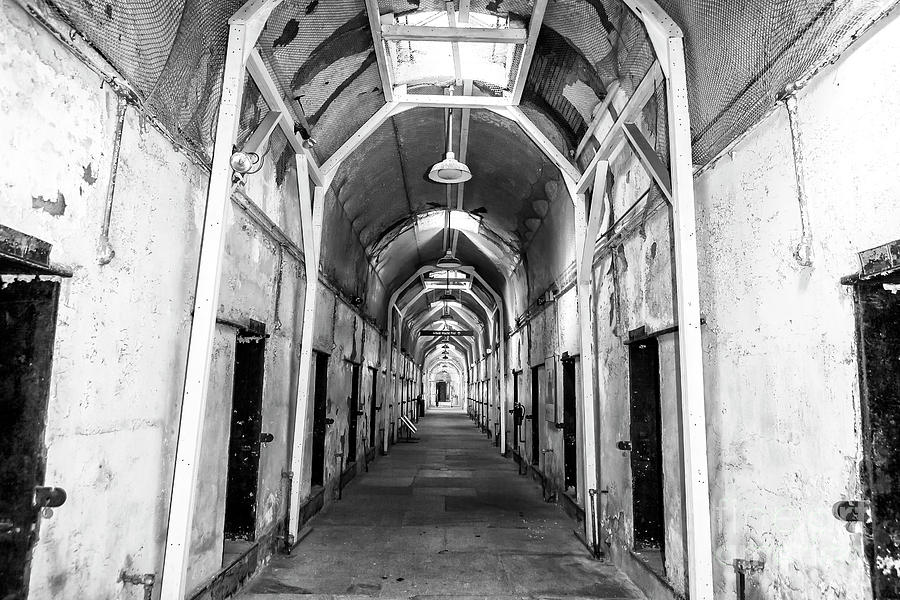 Cell Block at Eastern State Penitentiary Photograph by John Rizzuto