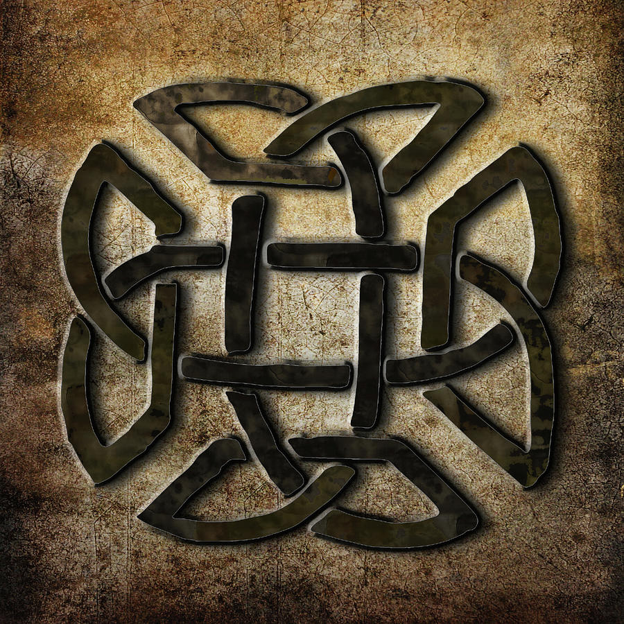 Metalwork Celtic Symbol Digital Art by Kandy Hurley