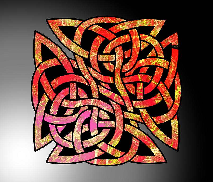 Celtic Shield Knot 6 Digital Art by Joan Stratton