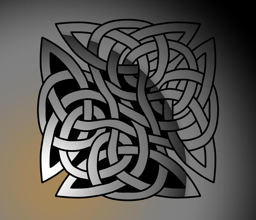 Celtic Shield Knot 7 Digital Art by Joan Stratton