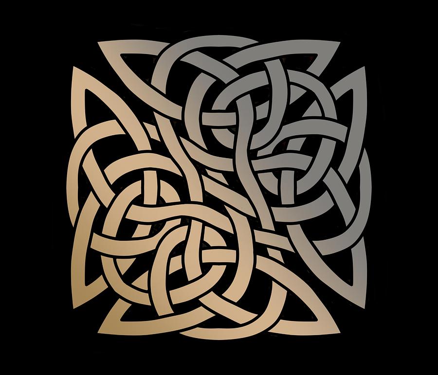 Celtic Shield Knot 8 Digital Art by Joan Stratton