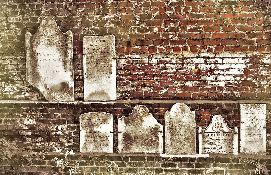 Cemetary Wall Photograph by JAMART Photography