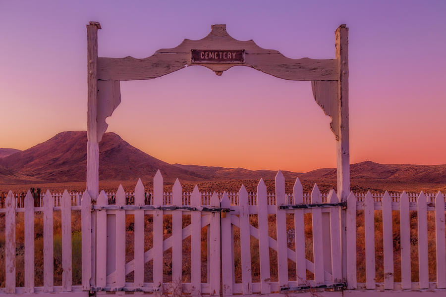Cemetery Entrance at Ft Churchill NV Photograph by Marc Crumpler