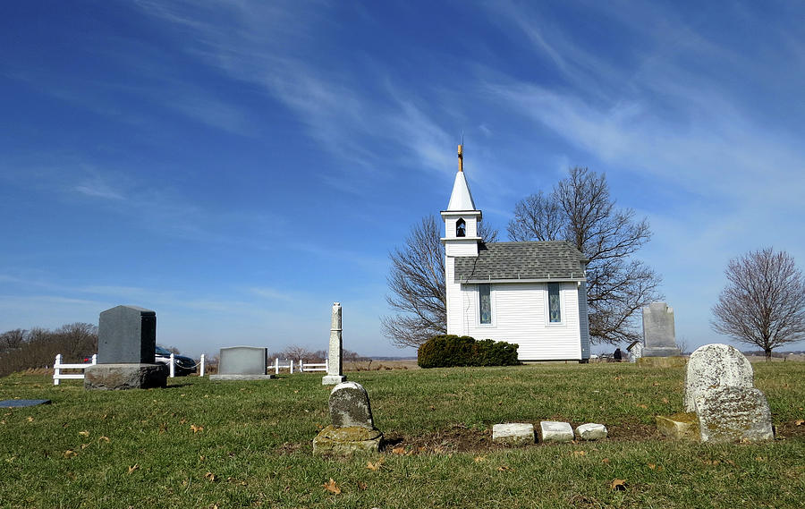 Cemetery From 1800s and Tiny Chapel by Carolyn Fletcher Cemetery From 1800s and Tiny Chapel by Carolyn Fletcher