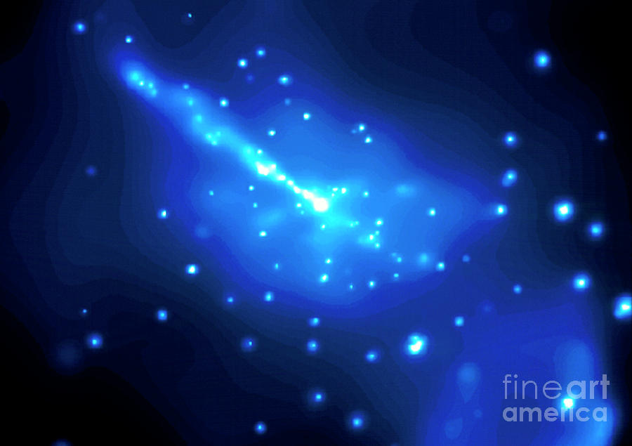 Centaurus A Galaxy Photograph by Chandra X-ray Observatory/nasa/science Photo Library