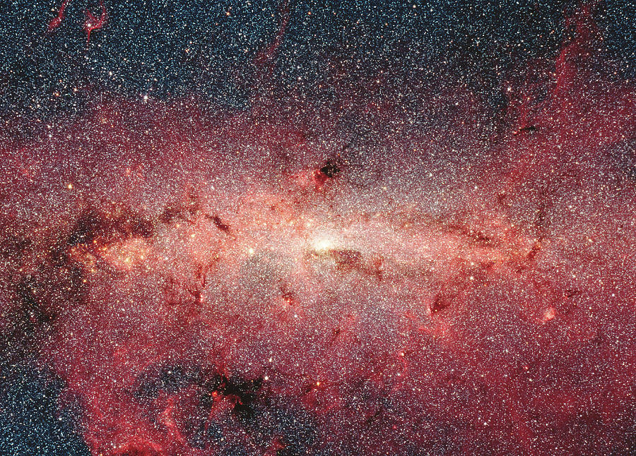 Center Of Milky Way Galaxy, Satellite Photograph by Stocktrek