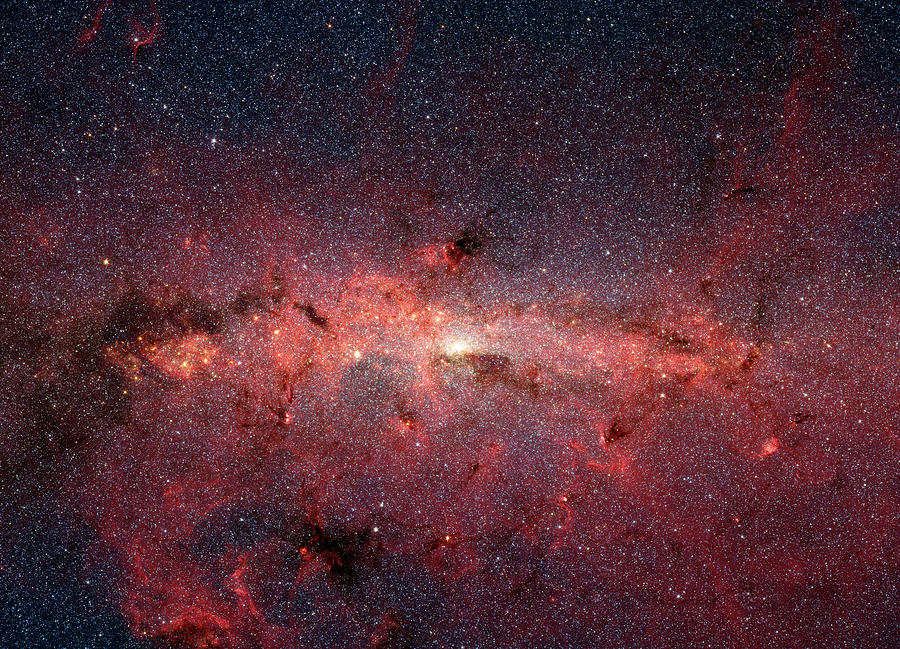 Center Of The Milky Way Galaxy Photograph by Science Source