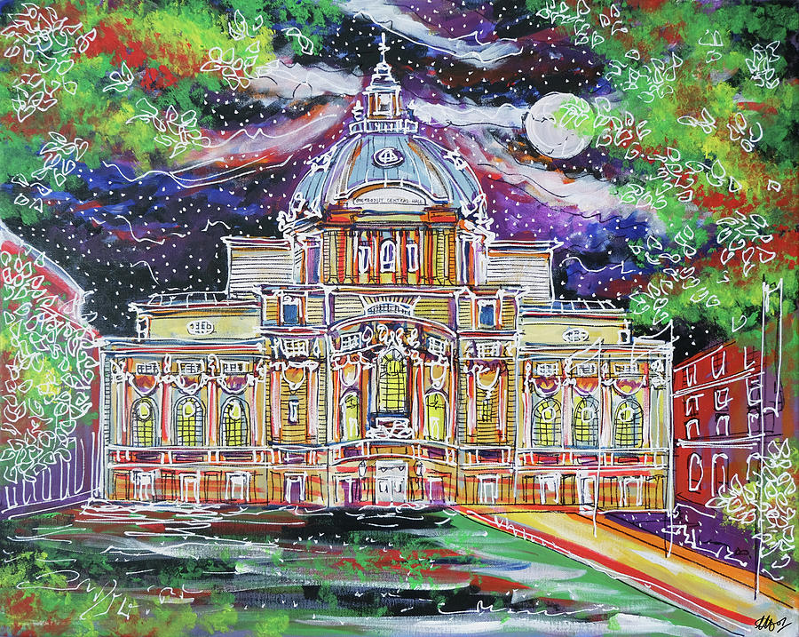 Central Hall  Painting by Laura Hol Art