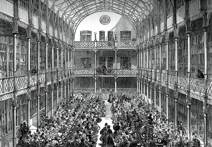 Central Hall Of The Royal Army Clothing Drawing by Print Collector