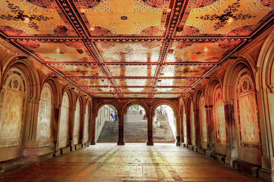 Central Park Bethesda Terrace by Kay Brewer Central Park Bethesda Terrace by Kay Brewer