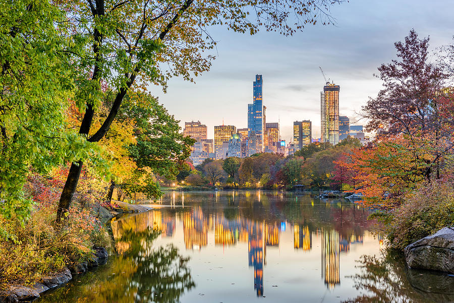 Central Park During Autumn In New York Photograph by Sean Pavone - Fine ...