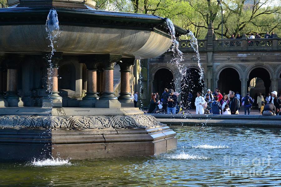Central Park In Spring - Bethesda Fountain 1 Photograph