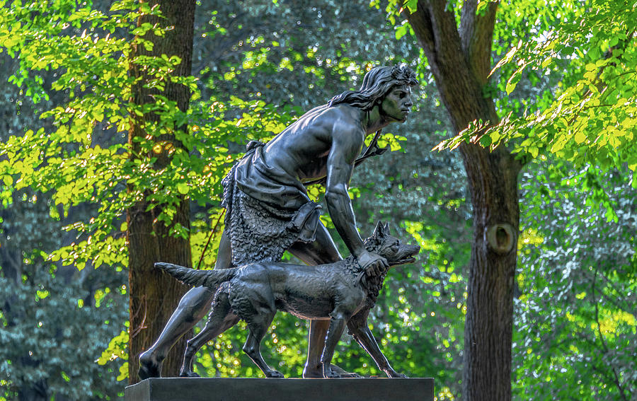 Central Park Statue Photograph by Patrick Boening