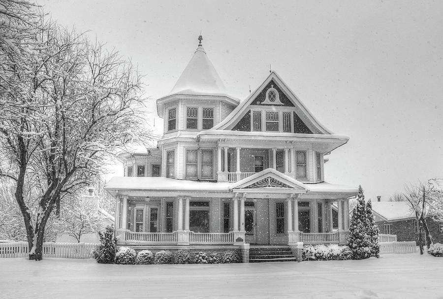 Century House of Winter Photograph by J Laughlin