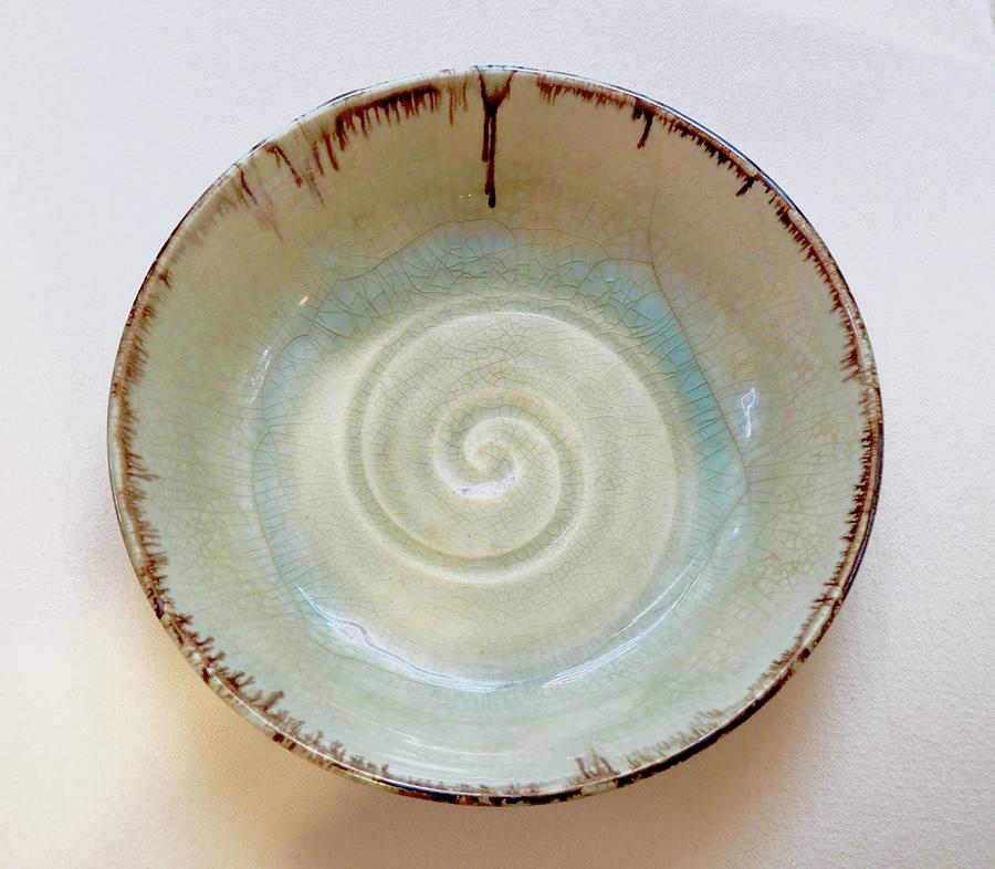 Ceramic Bowl In Robins Egg Blue Photograph by Alida M Haslett