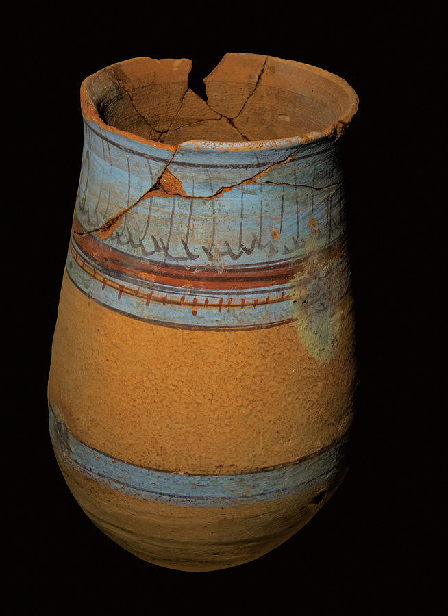 Ceramic Jar, Egyptian, 1200 Bc Photograph by Millard H. Sharp