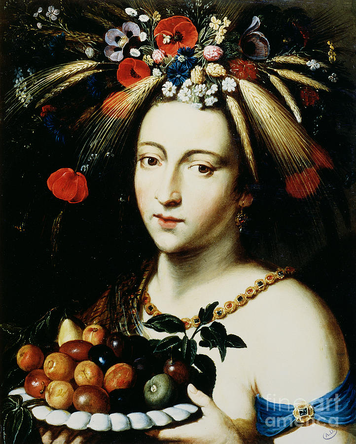 Ceres, Goddess Of Abundance, 17th Century Painting by Jan The Younger Brueghel