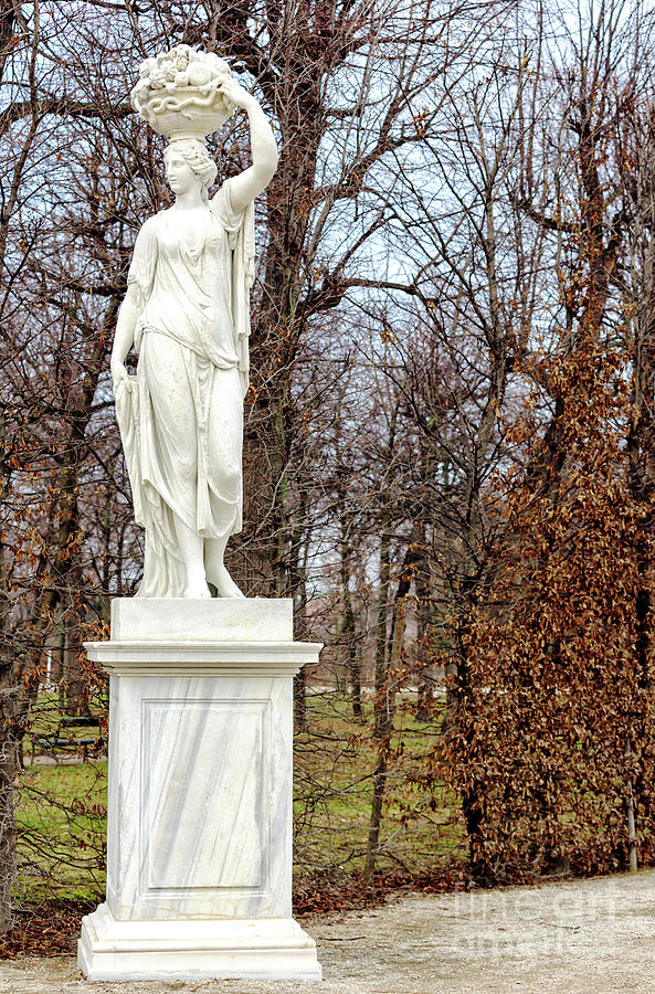 Ceres Priestess at Schonbrunn Palace in Vienna Photograph by John Rizzuto