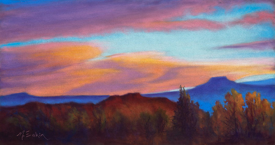 Cerro Pedernal Painting by Marjie Eakin-Petty