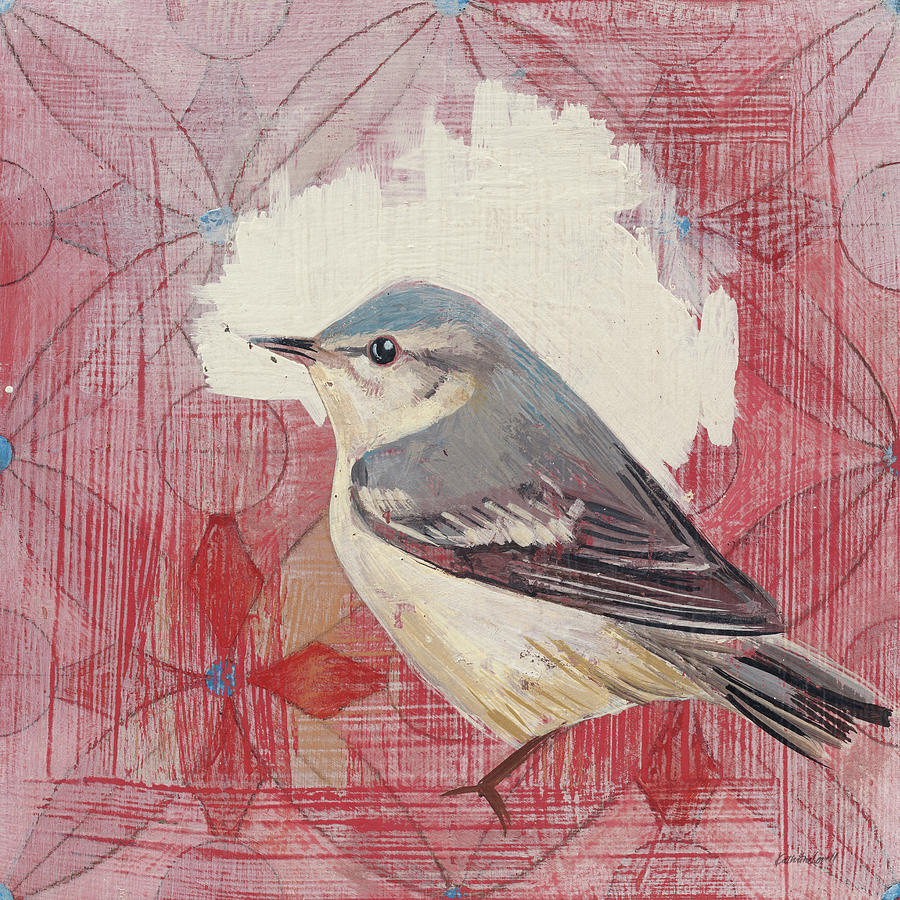 Animal Painting - Cerulean Warbler by Kathrine Lovell