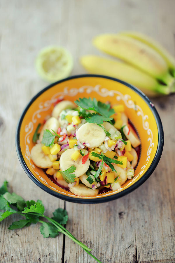 Ceviche With Bananas And Mango Photograph by Jan Wischnewski