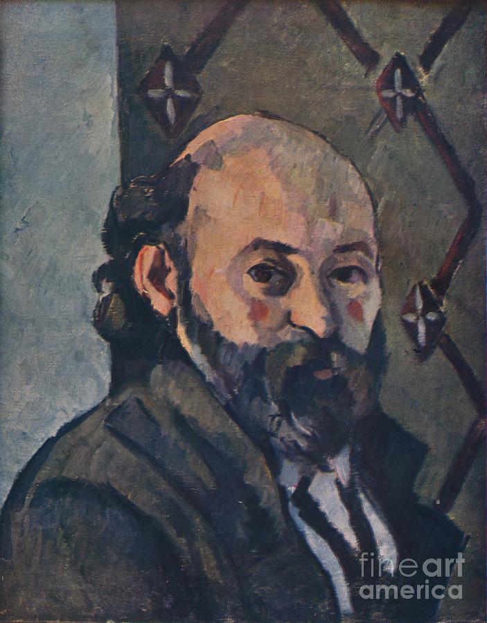 Cezanne Chauve Drawing by Print Collector