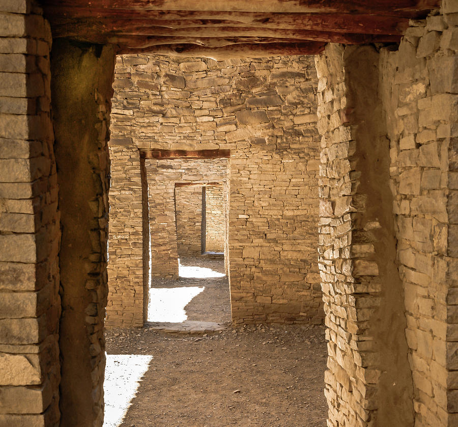 Chaco Canyon Pueblo Doors by Tom Garrett