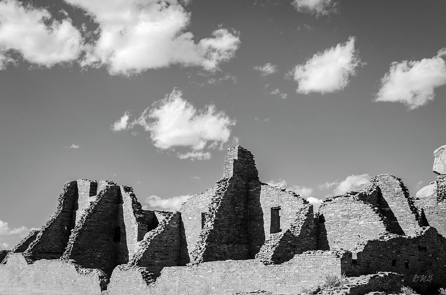 Chaco Ruins I BW Photograph by David Gordon
