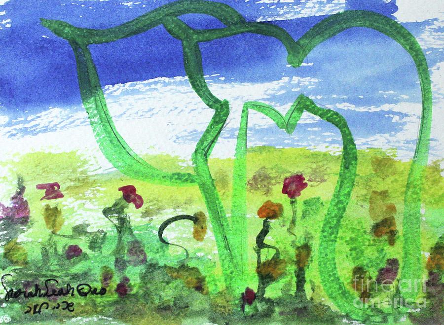 CHAI cc36 Painting by Hebrewletters Sl