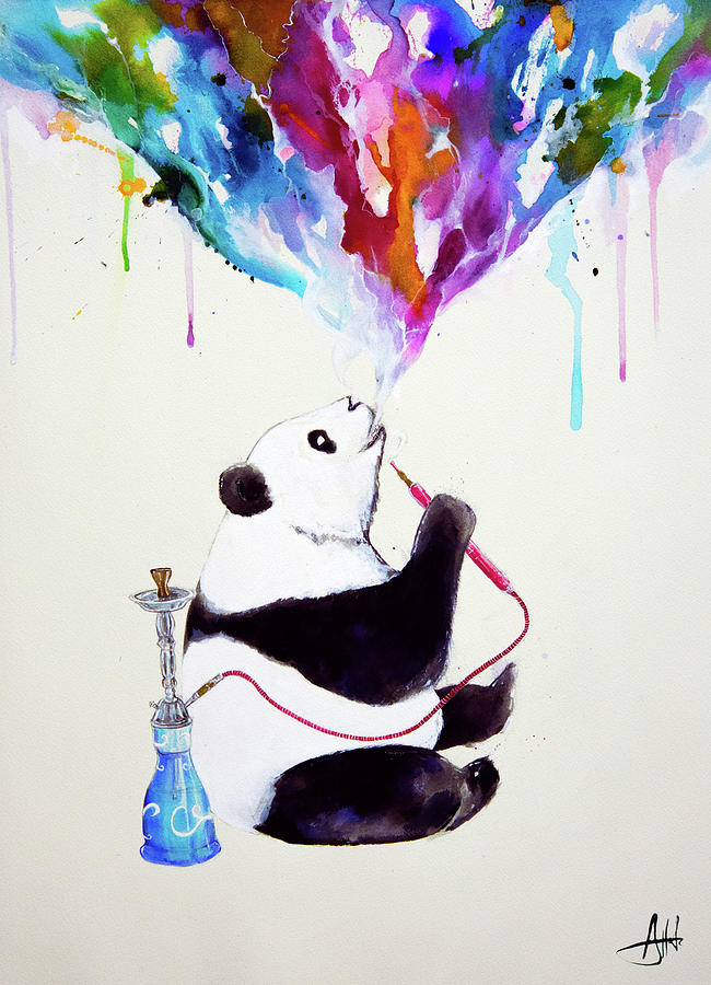 Animal Painting - Chai by Marc Allante