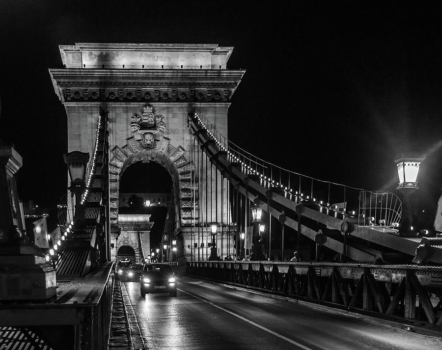Chain Bridge-1 Photograph by Sergey Simanovsky