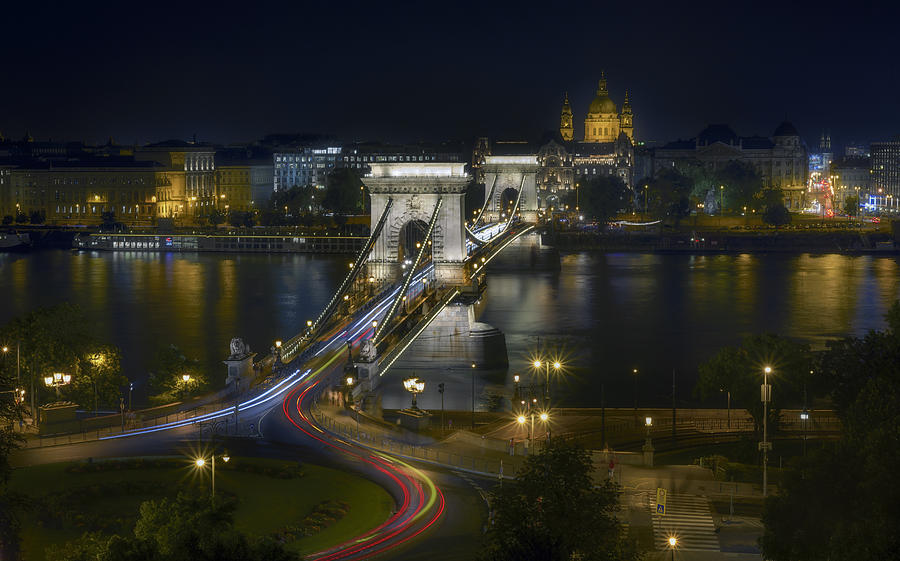Chain Bridge. Budapest. Photograph by Fran Osuna