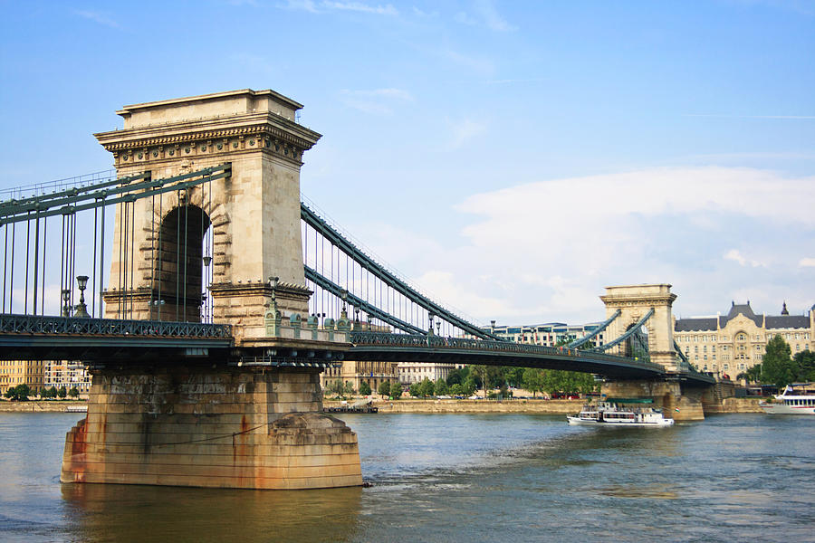 Chain Bridge, Budapest, Hungary Photograph by Wekwek